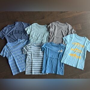 Kids Blue and Gray T-Shirt Set